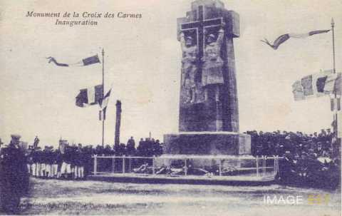 Inauguration du monument de la Croix des Carmes (Montauville)